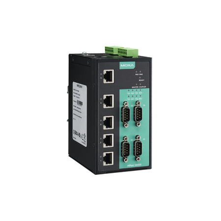 MOXA 4Prt Dvc Srvr, Rs-232/422/485, 3Prt 10/100 Eth, 2Prt, NPrt S8455I-Mm-Sc-T NPort S8455I-MM-SC-T